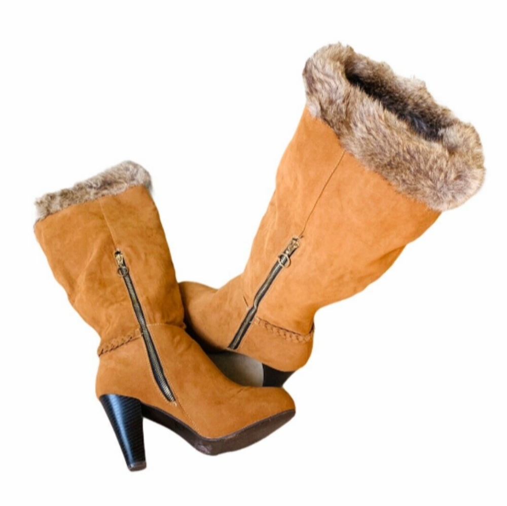 NWT🔥Faux Fur Tall Boot🔥Cushion Walk by AVON